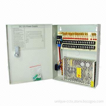 12V DC 10A Box Power Supply with 18 Pairs Channels